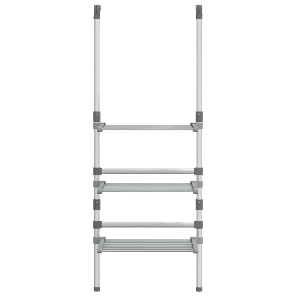 Droogrek 3-Laags Hangend Aluminium 50 x 25 x 135 cm