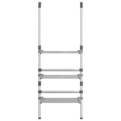 Droogrek 3-Laags Hangend Aluminium 50 x 25 x 135 cm