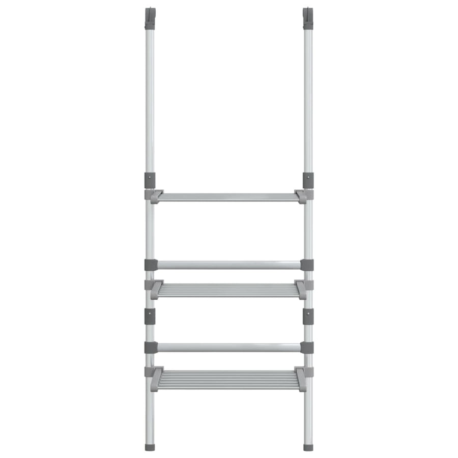 Droogrek 3-Laags Hangend Aluminium 50 x 25 x 135 cm