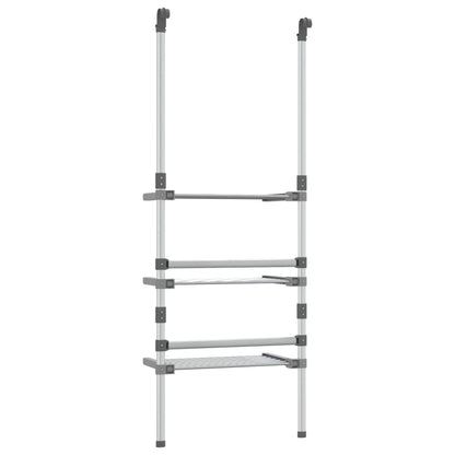 Droogrek 3-Laags Hangend Aluminium 50 x 25 x 135 cm