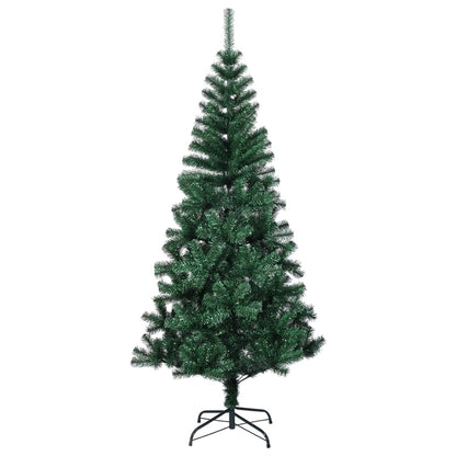 Kunstkerstboom met iriserende uiteinden 180 cm PVC groen
