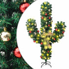 Kerstcactus Met Standaard En Led's 210 Cm Pvc Groen