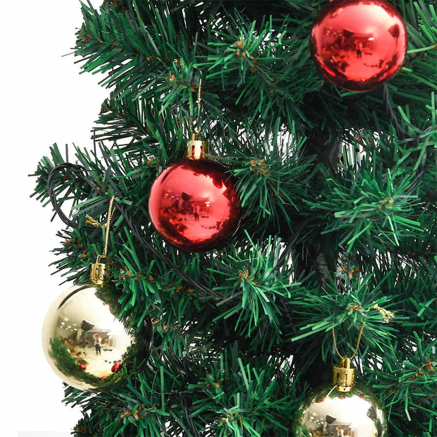 Kerstcactus Met Standaard En Led's 210 Cm Pvc Groen