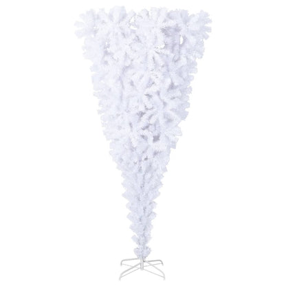Kunstkerstboom Met Standaard Omgekeerd 240 Cm 240 x 120 cm Wit