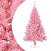 Kunstkerstboom Met Standaard Half 120 Cm Pvc 120 x 68 cm Roze