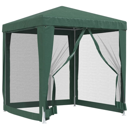 Partytent Met 4 Mesh Zijwanden 2X2 M Hdpe Groen 2 x 2 m