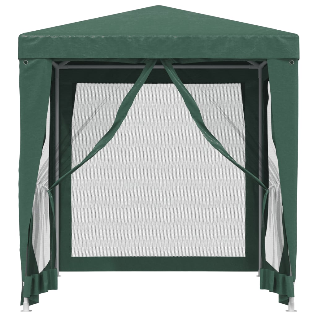 Partytent Met 4 Mesh Zijwanden 2X2 M Hdpe Groen 2 x 2 m