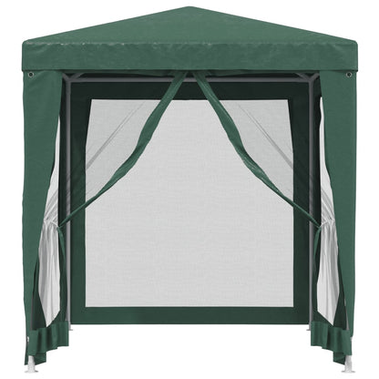 Partytent Met 4 Mesh Zijwanden 2X2 M Hdpe Groen 2 x 2 m