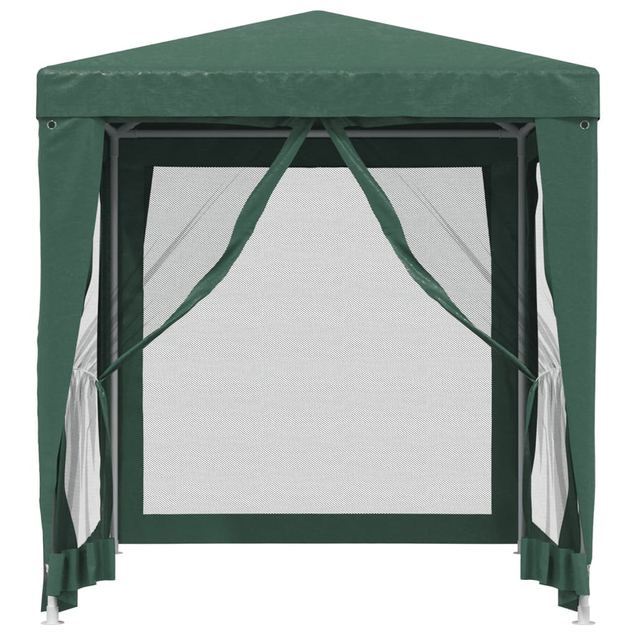 Partytent Met 4 Mesh Zijwanden 2X2 M Hdpe Groen 2 x 2 m