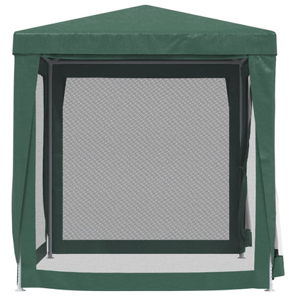 Partytent Met 4 Mesh Zijwanden 2X2 M Hdpe Groen 2 x 2 m
