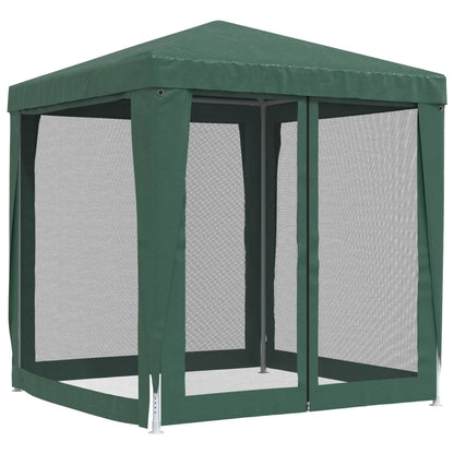 Partytent Met 4 Mesh Zijwanden 2X2 M Hdpe Groen 2 x 2 m