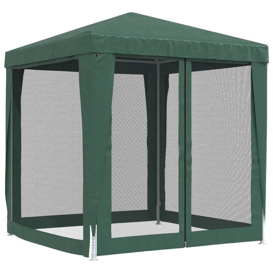 Partytent Met 4 Mesh Zijwanden 2X2 M Hdpe Groen 2 x 2 m