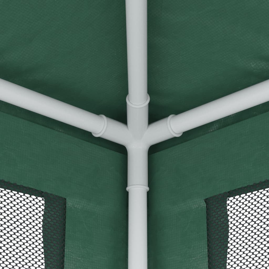 Partytent Met 4 Mesh Zijwanden 2X2 M Hdpe Groen 2 x 2 m