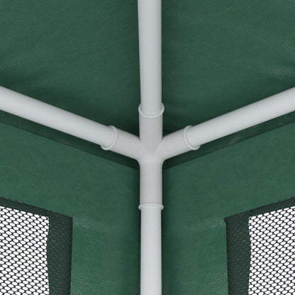 Partytent Met 4 Mesh Zijwanden 3X3 M Hdpe Groen 3 x 3 m