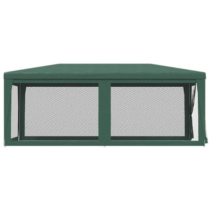 Partytent Met 6 Mesh Zijwanden 3X6 M Hdpe Groen 3 x 6 m