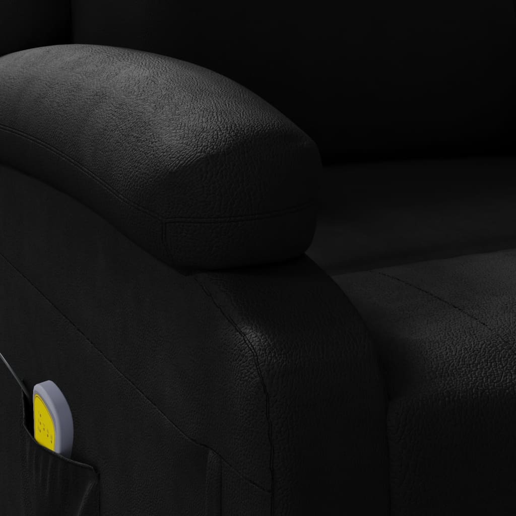 Massagestoel Kunstleer Zwart