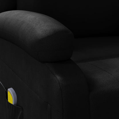 Massagestoel Kunstleer Zwart