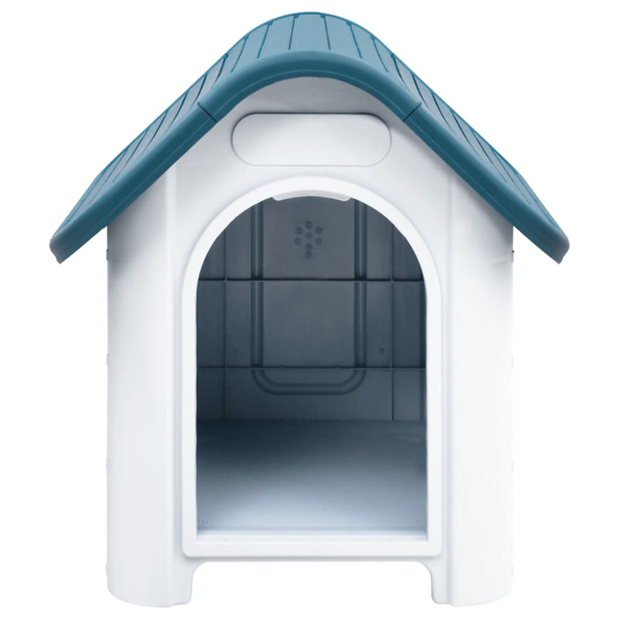 Hondenhok 59X75X66 Cm Polypropeen Blauw