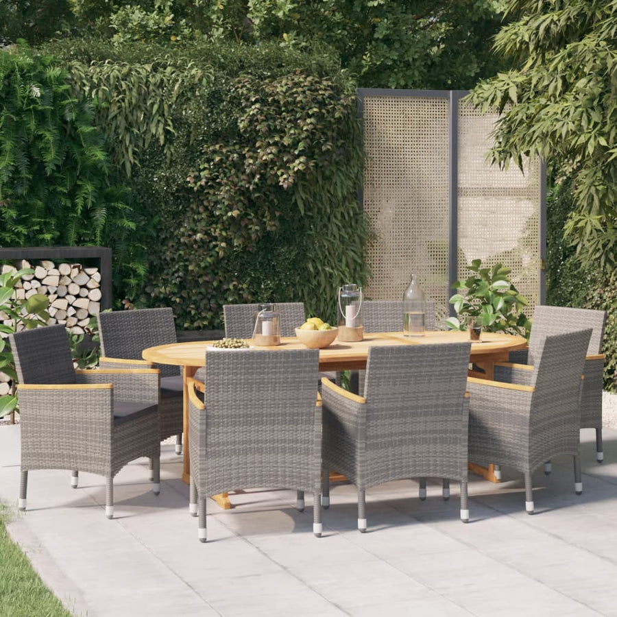 9-Delige Tuinset Met Kussens 8