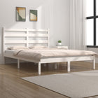 Bedframe Massief Grenenhout 160 x 200 cm Wit