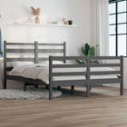 Bedframe Massief Grenenhout 160 x 200 cm Grijs