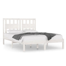 Bedframe Massief Grenenhout 120 x 200 cm Wit