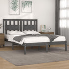 Bedframe Massief Grenenhout 160 x 200 cm Grijs