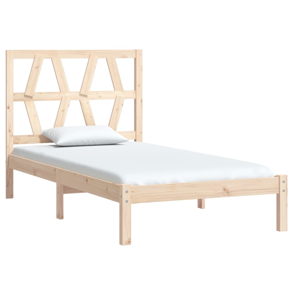 Bedframe massief grenenhout 90x200 cm