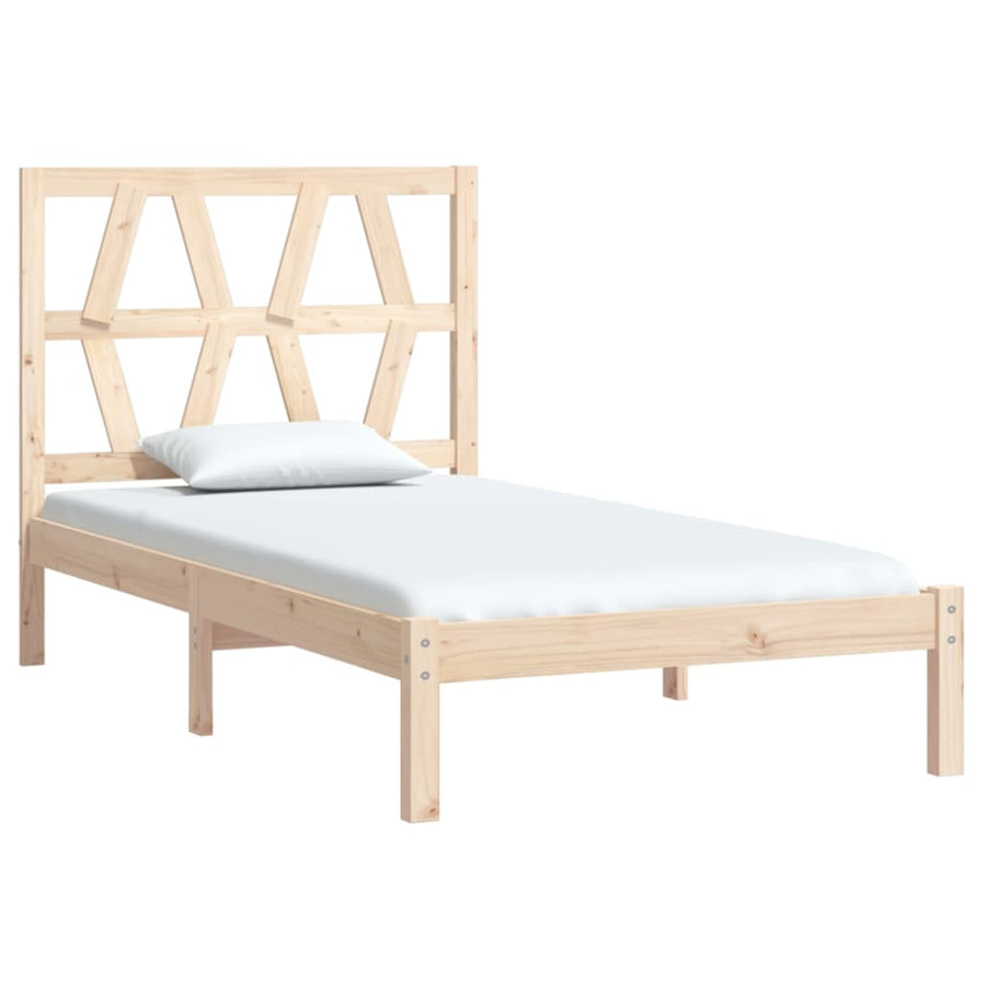 Bedframe massief grenenhout 90x200 cm