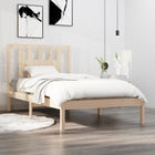 Bedframe Massief Grenenhout 100 x 200 cm Naturel