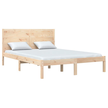 Bedframe Massief Grenenhout 160 x 200 cm Naturel