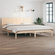 Bedframe massief grenenhout 200x200 cm