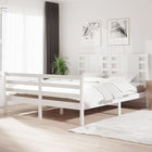 Bedframe Massief Grenenhout 160 x 200 cm Wit