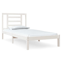 Bedframe Massief Grenenhout 3Ft Single 90 x 190 cm Wit