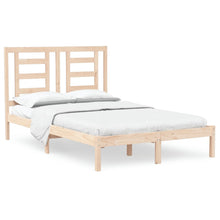 Bedframe Massief Hout 120 x 190 cm Naturel