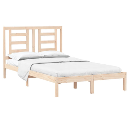 Bedframe Massief Grenenhout 120 x 200 cm Naturel