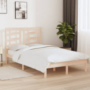 Bed frame without mattress solid pine wood 120x200 cm