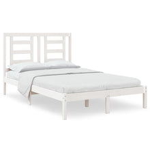 Bedframe Massief Grenenhout 120 x 200 cm Wit