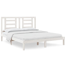 Bedframe Massief Grenenhout 160 x 200 cm Wit