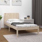 Bedframe Massief Grenenhout 100 x 200 cm Naturel