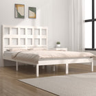 Bedframe Massief Grenenhout 160 x 200 cm Wit