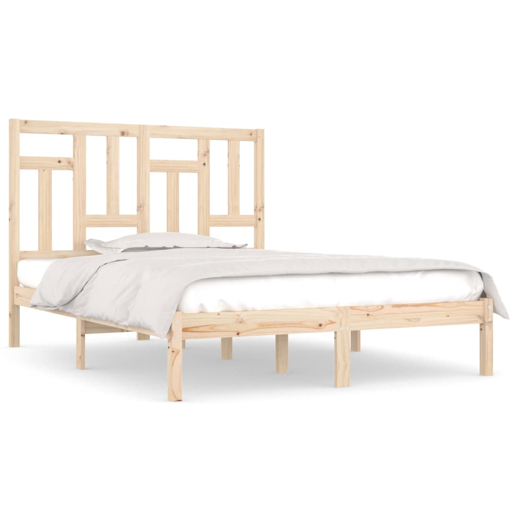 Bedframe Massief Grenenhout 160 x 200 cm Naturel