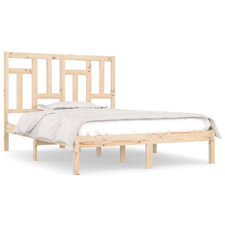 Bedframe Massief Grenenhout 160 x 200 cm Naturel