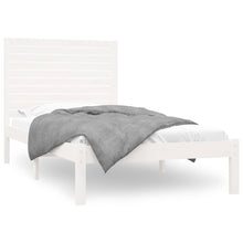 Bedframe Massief Hout 90 x 200 cm Wit