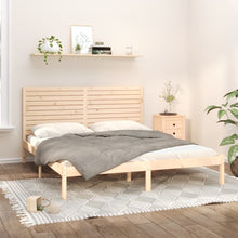 Bedframe Massief Hout 180 x 200 cm Naturel
