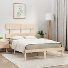 Bedframe Massief Hout 160 x 200 cm Naturel