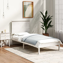 Bedframe Massief Grenenhout 90 x 200 cm Wit