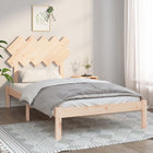 Bedframe Massief Hout 100 x 200 cm Naturel