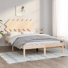 Bedframe Massief Hout 120 x 200 cm Naturel