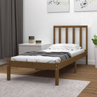 Bedframe Massief Grenenhout 100 x 200 cm Honingbruin